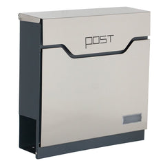 Phoenix Estilo Top Loading Letter Box MB0123KS in Stainless Steel with Key Lock