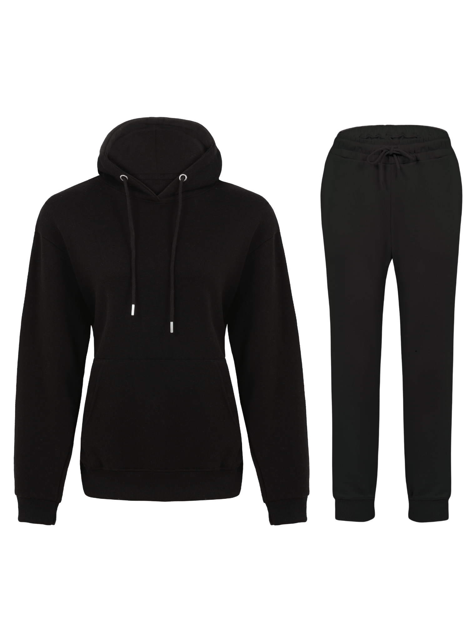 Women 2Pc Tracksuit Set - Comfort-Fit Hoodie and Sweatpants Cord Set - Versatile Joggers Casual Sportswear for Daily Wear, Ladies Gym, Outdoor and Workouts