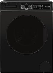 Russell Hobbs Freestanding Washing Machine, 8Kg Capacity, 1400 Rpm, 15 Programmes, Eco Technology, Rapid Wash Cycles, Black, RH814W111B