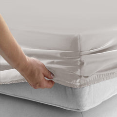40cm Extra Deep Fitted Sheet – Solid Color Deep Pocket Sheet, Soft & Breathable Microfiber Bedding, All Seasons, Hotel-Quality, Machine Washable, Single, Double, King & Super King Sizes