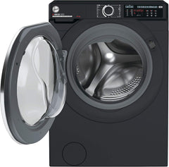 Hoover H-WASH 500 10Kg Freestanding Washing Machine, 1400 RPM, a Rated, Eco‑Power Inverter Motor, Hon App, 60 Programmes, Care Dose, Power Care System, Black, 60X59X85 Cm ‑ HW 410AMBCB/1-80