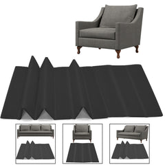 Sofa Seat Support Boards, Black Rejuvenator Boards, Sofa Saver, Adjustable/Foldable Sagging Sofa Support 1-2-3 SEATER SAVERS