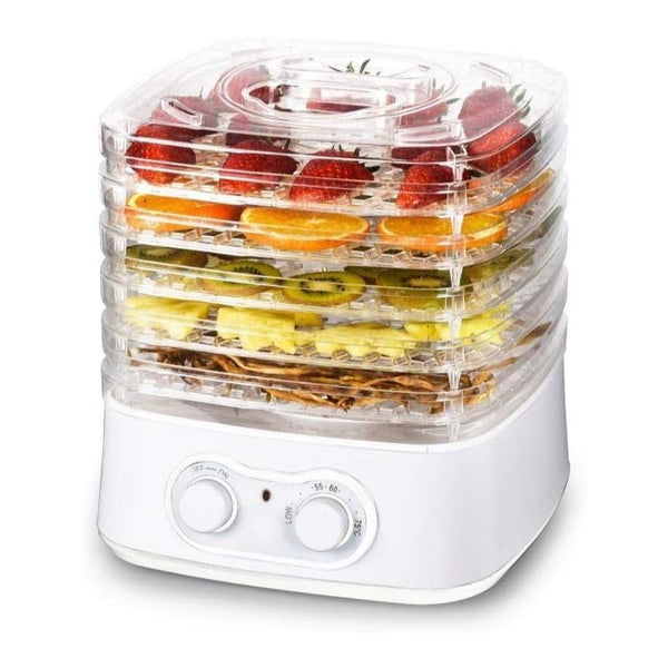HomeTronix 5 Tray Mini Electric Food Dehydrator Fruit Dryer Meat Vegetables Beef Preserver Machine Beaf Jerk