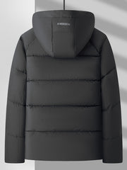 2024 Winter New Arrival Men's Outdoor Casual Padded Storm Jacket with Detachable Hood, Thickened Warm Fashionable Men's Outerwear