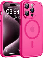 TOCOL Magnetic for Iphone 17 Pro Max Case 6.9-Inch, Compatible with Magsafe, Full Camera Protection, Built-In Magnetic Ring, Drop Protection Shockproof Translucent Matte Phone Cover