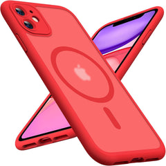 TOCOL Magnetic for Iphone 17 Pro Max Case 6.9-Inch, Compatible with Magsafe, Full Camera Protection, Built-In Magnetic Ring, Drop Protection Shockproof Translucent Matte Phone Cover