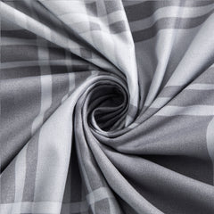 3-Piece Check Duvet Cover Set – Wrinkle-Resistant Modern Design, Ultra-Soft & Smooth Microfiber Bedding, All-Season Comfort, Machine Washable with Pillowcases, Available in All Sizes