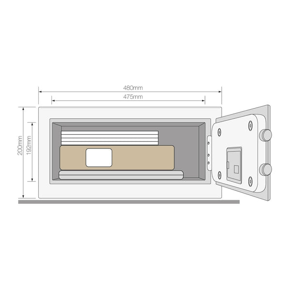 Yale 26.9 Litre Premium High Security Motorised Laptop Safe