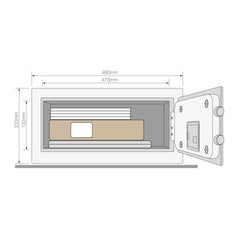 Yale 26.9 Litre Premium High Security Motorised Laptop Safe