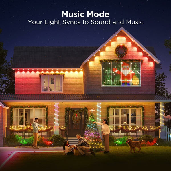 Govee 150Ft (45M) Smart RGBW Permanent Outdoor Lights Elite in 2 Colours