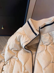 Ladies' Elegant and Fashionable Rowen Patchwork Padded Coat