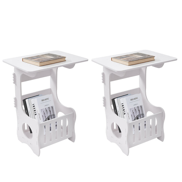Modern Wooden Nightstand with Three Tiers, Measuring 49X46X29.5Cm, Suitable for Bedrooms, Living Rooms, And Hallways, Easy to Assemble, Can Also Serve As a Coffee Table