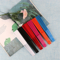 2Pcs Hand Fan Held Portable Spanish Dances Fabric Folding Party Wedding Gift