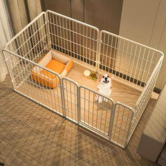 Portable Foldable Dog Gates Dog, Fence  and Medium- Sized Dog Household Fence - Multi- Functional Isolation for Pet Puppy Safety