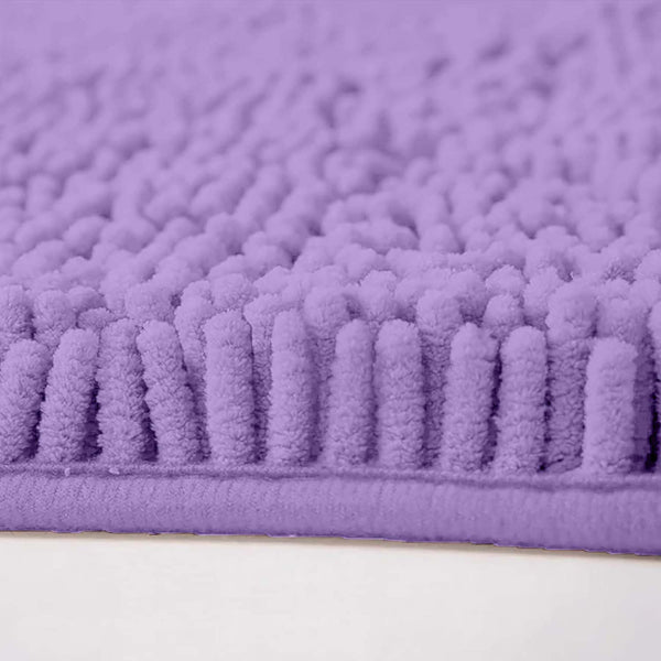 1pc Soft Chenille Bath Mat – Durable Chenille Rug with Non-Slip Backing, Stylish Bathroom Rug, Machine Washable Bath Mat, Non-Slip Area Rug for Shower Room & Home Use