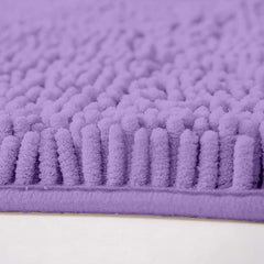 1pc Soft Chenille Bath Mat – Durable Chenille Rug with Non-Slip Backing, Stylish Bathroom Rug, Machine Washable Bath Mat, Non-Slip Area Rug for Shower Room & Home Use