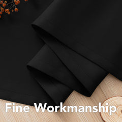 2pcs Full Blackout Curtains, 100% Polyester Fabric, Privacy Protected, Sound proof, Energy saving Grommet Top Curtains for Bedrooms, Living Room, Home Decor & Room Decor