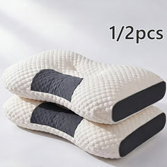 1/2pcs Sleep Pillow, Hotel Style Design, Soft High Bounce Non-Collapsing Pillow, Hypoallergenic, Zipper Closure, Machine Washable, Breathable & Comfortable, All-Season Multipurpose Bed Pillow for Adults