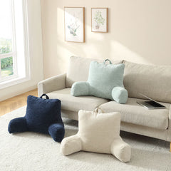 Ambrose Chenille Bedrest in 3 Colours, 57 X 43 X 30 Cm