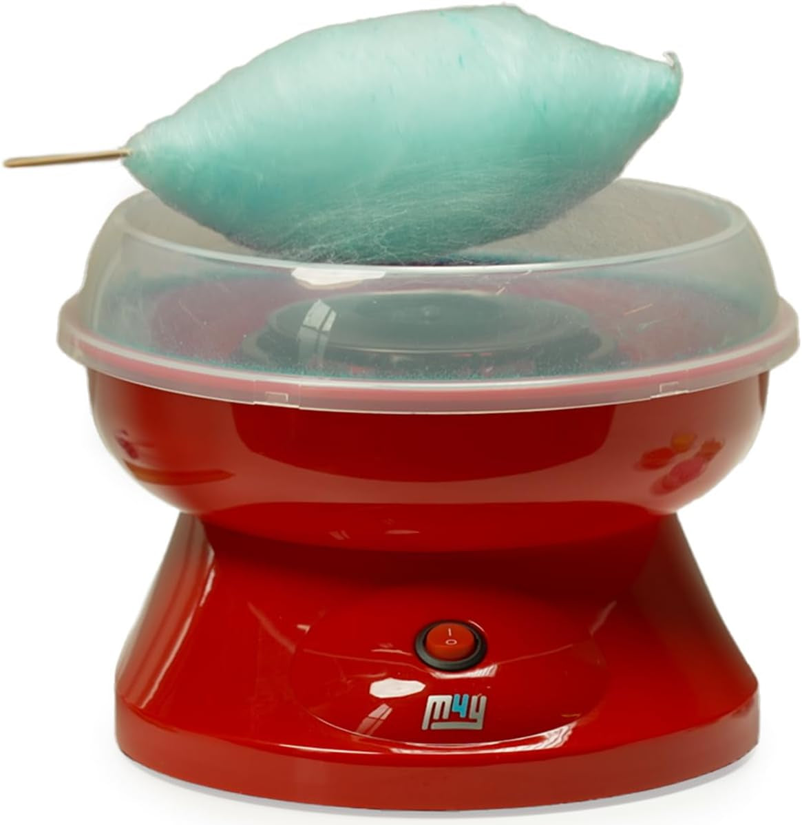 M4Y Premium Candy Floss Maker Cotton Candy Sweet Machine, Funfair Style Machine for Parties, Kids, Home, Includes Measuring Spoon and Candy Floss Sticks