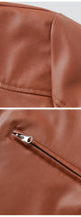 New Autumn/Winter Men's Jacket, European/American Style Motorcycle Jacket, Men's Stand Collar Windproof Winter Outerwear