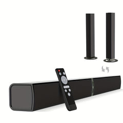 SoundBar with Subwoofer, Sound Bar for Smart TV, Wireless 5.0 Soundbars, Deep Bass, TV Audio System with ARC/Opt/AUX for Enhanced Home Theater Sound Speaker with Infrared Remote Control