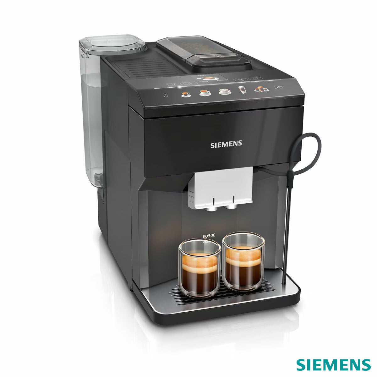 Siemens TP513GB9 EQ500 Bean to Cup Coffee Machine in Piano Black