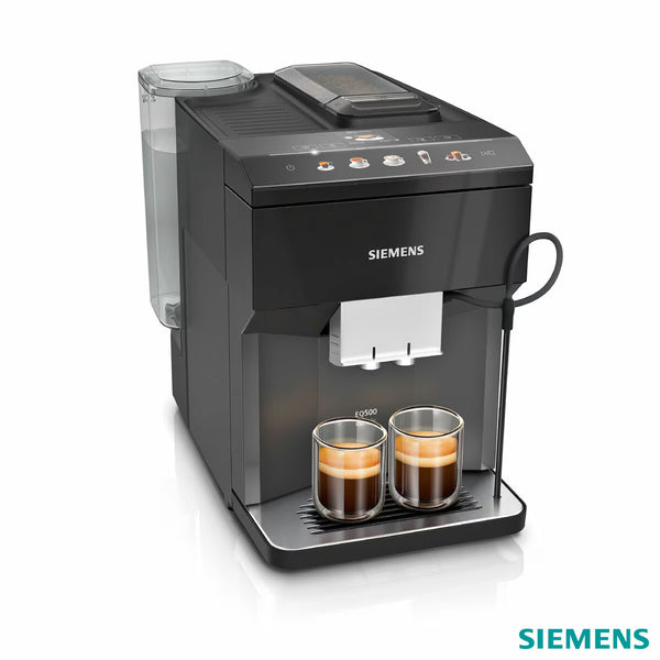Siemens TP513GB9 EQ500 Bean to Cup Coffee Machine in Piano Black