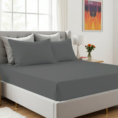 Surprise Colour Plain Dyed Fitted Sheet or Pillowcase | Each Order Delivered in a Random Colour | Single, Double, King Sizes & Pillowcases Sold Separately | Soft, Breathable, Durable Bedding | Easy Care Fabric | LOCAL WAREHOUSE | UK SELLER
