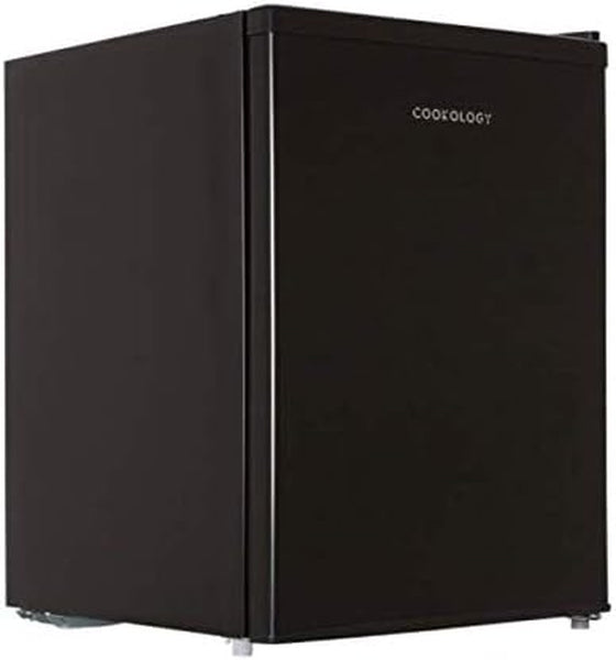 Cookology MFR67BK Small Table Top Mini Fridge in Black - 67 Litre Capacity - Reversible Door - Adjustable Temperature Control & Legs - Chiller Box