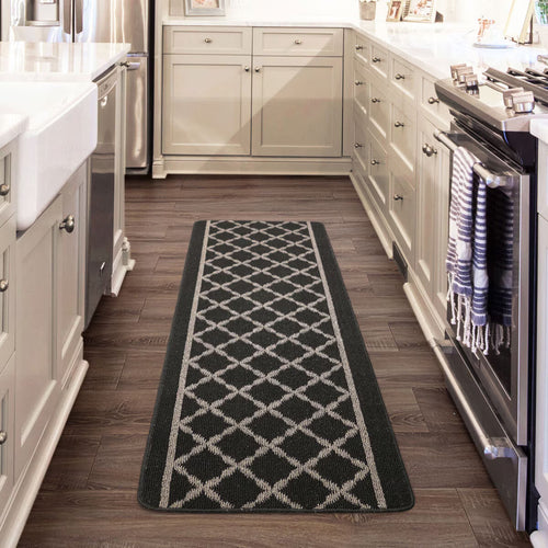 Multy Home Black Fog Accent Floor Runner, 60 X 183 Cm