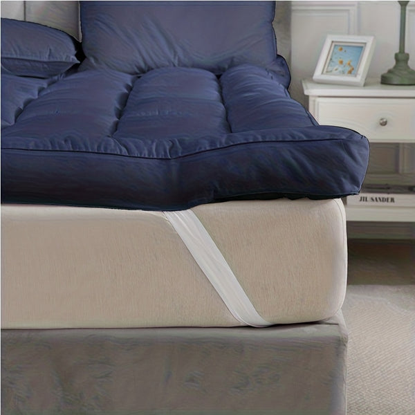 Hotel Quality 10cm Extra Thick Mattress Topper With Deep Fitted Elastic Corners Luxury Mattress Topper For All Seasons And for all Sizes Available Single, Small Double, Double, King, And Super King