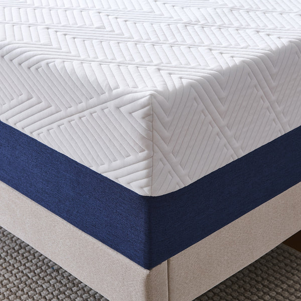 15&18&20&25cm Memory Foam Mattress, Medium Feel with Removable Polyester Cover, Tight Top Knitting Construction, Ideal for Single, Small Double, Double, King Sizes