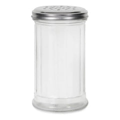 Apollo Glass Flour Shaker with Stainless Steel Screw Top - 15 x 8cm