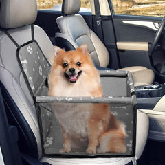 Portable Breathable Bag for Pets, Designed As a Booster Seat for Travel with a Seat Belt