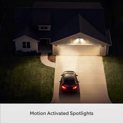 Ring Floodlight Cam (2Nd Gen) - Wired - Black Security Camera - Retinal 2K - 2 Pack