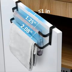 1pc/2pcs Kitchen Cabinet Towel Rack, Double Kitchen Towel Rack