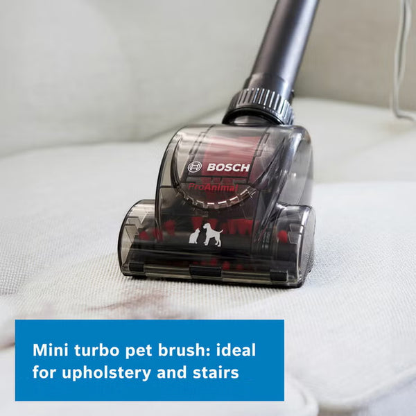 Bosch BGL6POWGB Series 6 Pro Power Bagged Cylinder Vacuum Cleaner in Black