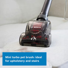 Bosch BGL6POWGB Series 6 Pro Power Bagged Cylinder Vacuum Cleaner in Black