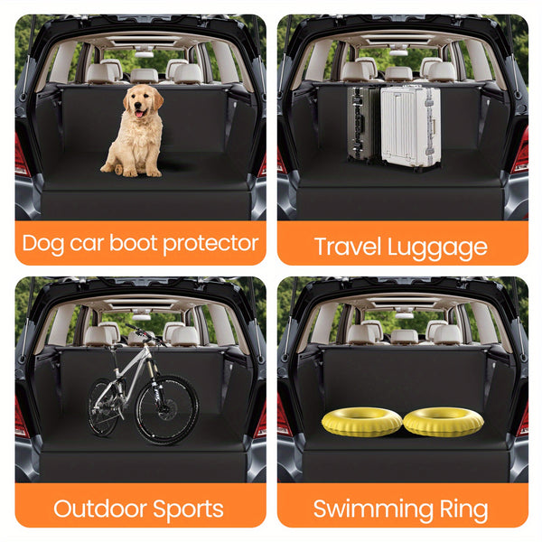 Full Coverage Anti-slip Waterproof Car Boot Liner Pet Seat Cover Dog Trunk Mat