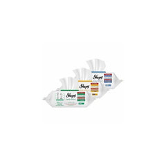 300x Sleepy Cleaning Wipes with Bleach Additive - Extra Strong Against Stains - Green, Blue, and Yellow Surface Cleaning Set - Perfect for Floors, Kitchen, Bathroom, and Quick Shine on Smooth Surfaces