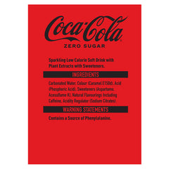 Coca Cola Zero Sugar, 30 X 330Ml
