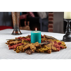 3pcs Turquoise Pillar Candles Set - Unscented Smokeless Wick, 7.5cm x 10cm (3