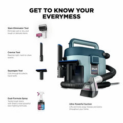 Shark VX110UK Everymess Portable 3-In-1 Stain Eliminator, Wet & Dry Vacuum