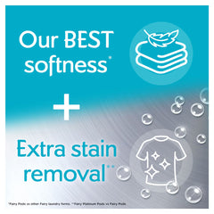 Fairy Non Bio Platinum Pods with Extra Stain Removal, 100 Wash