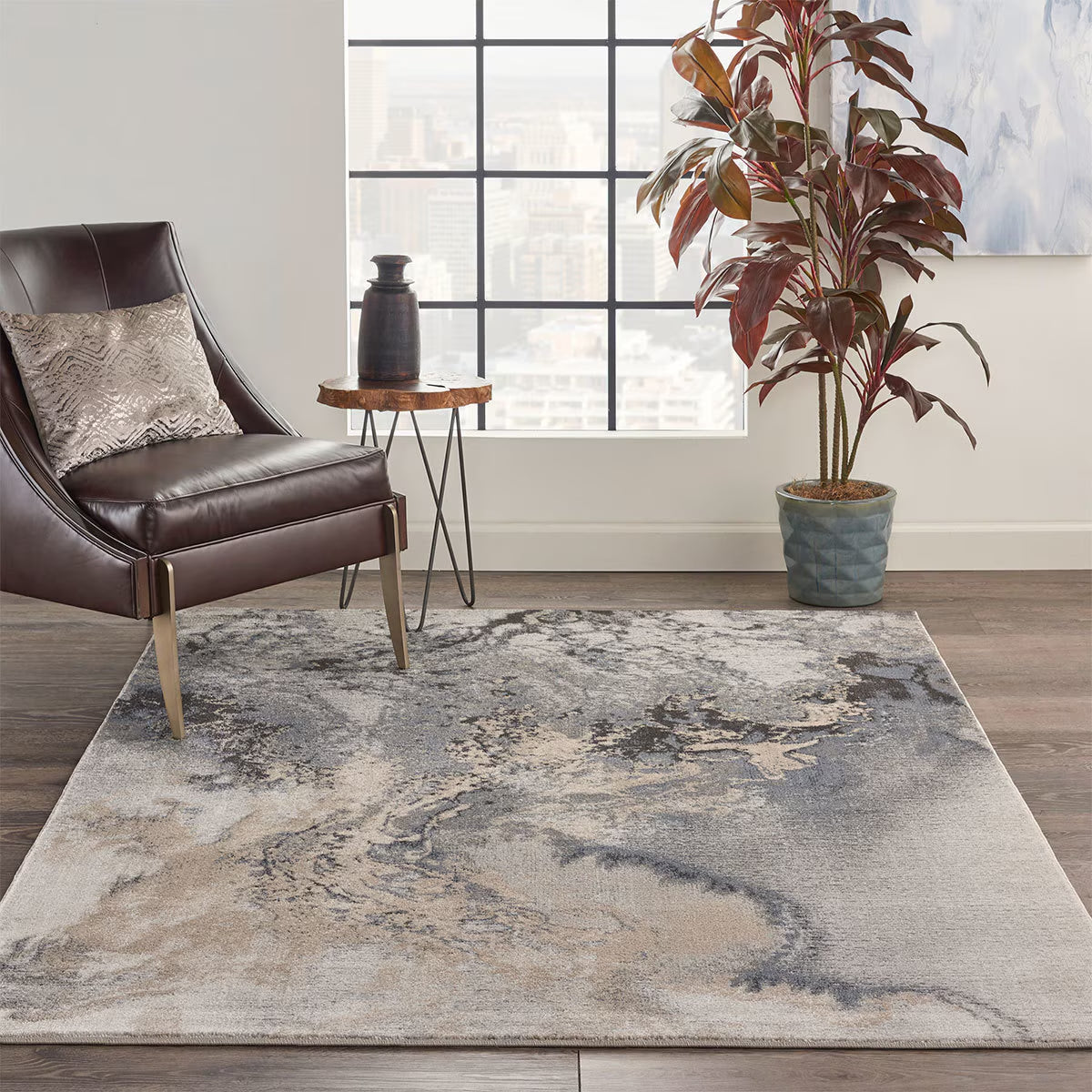 Maxell Grey Skies Rug, 239 X 320 Cm
