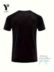 20pcs Black-White-Army-Green-Tan Red-Black-Card-Gray-Red-Black-White-Tan-Card-Army-White-Gray-Tan-Red-Army Mixed Color, Ultra-Light Men's Crew Neck T-Shirt - Quick-Drying, Breathable, Sweat-Wicking Shirt, Suitable for Fitness, Gym, and Running