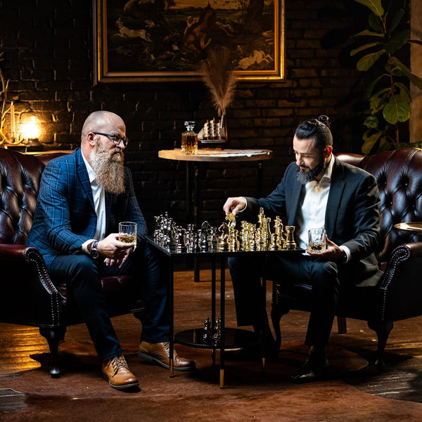 Whisiskey - Whiskey Glass Set - Gift Sets for Men - Whisky Glass Birthday Gifts for Men - Rum Tumblers - Mens Gifts - Whisky Set with 2 Glasses, 8 Whiskey Stones, Accessories