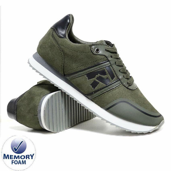 Mens Memory Foam Trainers New Casual Grip Sole Walking Driving Sports Gym Shoes