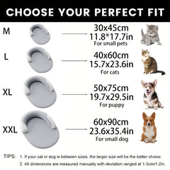 Orthopedic Cooling Dog Bed, Breathable Summer Pet Bed with Raised Edge, Soft Washable Dog Bed Mat for Small to Medium Dogs And Cats, Non-Slip Pet Mat for All-Season Use